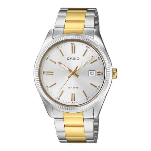 Casio Enticer Men MTP-1302PSG-7AVEF Analog Silver Dial Men (A2370)