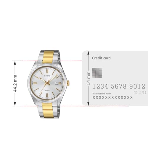 Casio Enticer Men MTP-1302PSG-7AVEF Analog Silver Dial Men (A2370) - Image 7