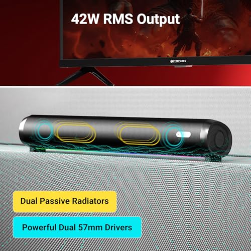 Zebronics Wireless Bluetooth Soundbar, 42