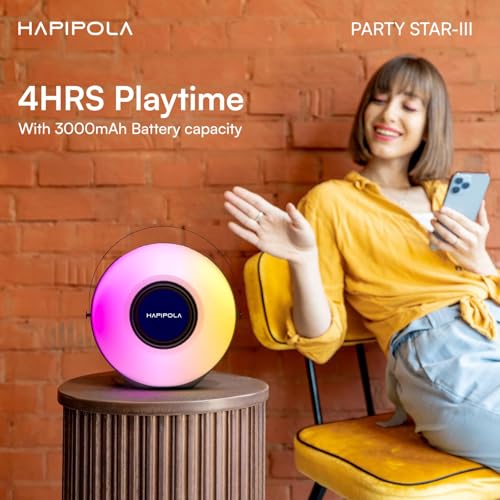 HAPIPOLA Party Star-III Portable Bluetooth