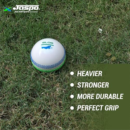 Jaspo Slog Tennis Cricket Balls for All Age Groups (Pack of 3) - Image 5