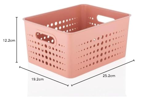 3 Pieces Plastic Storage Basket