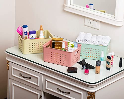 3 Pieces Plastic Storage Basket