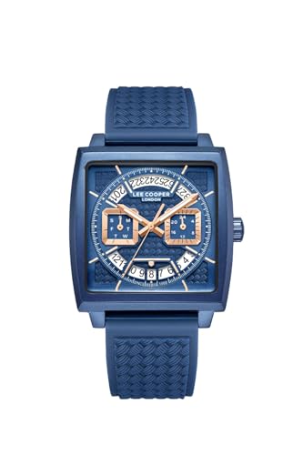 Lee Cooper Multifunction Blue Square Dial Men's Watch - LC08065.999