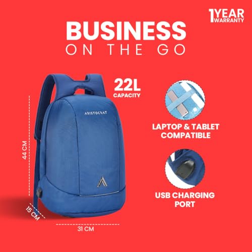 Aristocrat Protector 24L Blue Backpacks - Image 2