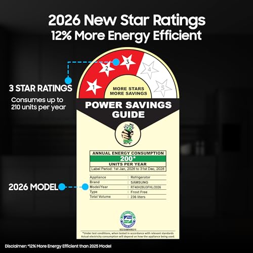 Samsung 236 L, 3 Star