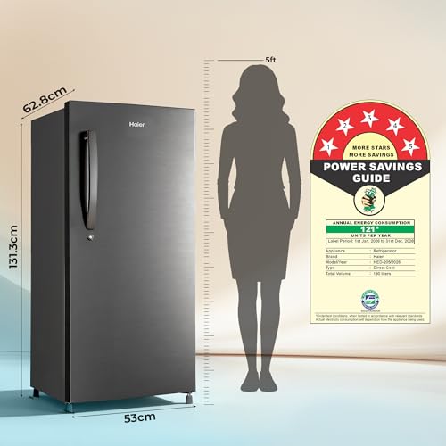 Haier 190L 5 Star Direct