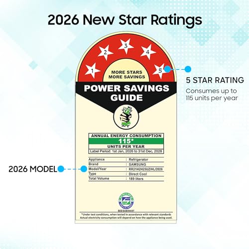 Samsung 189 L, 5 Star