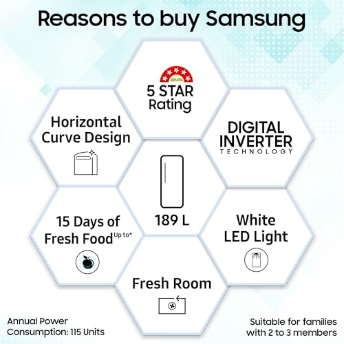 Samsung 189 L, 5 Star