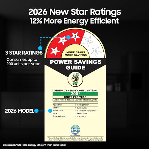 Samsung 236 L, 3 Star