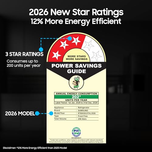 Samsung 256 L, 3 Star
