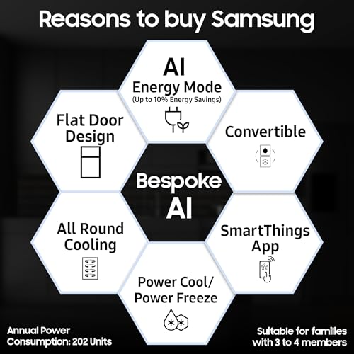 Samsung 256 L, 3 Star