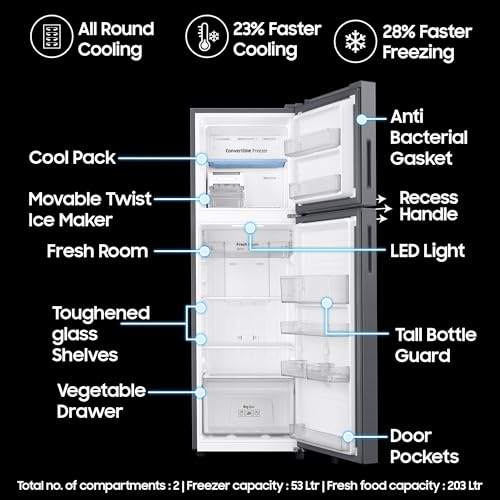 Samsung 256 L, 3 Star