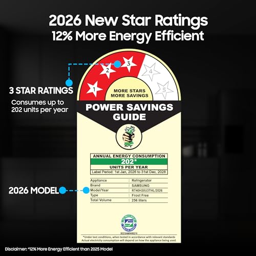 Samsung 256 L, 3 Star