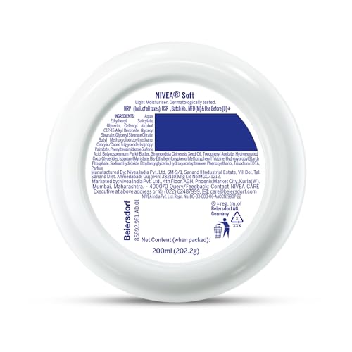NIVEA Soft Daily UV Light Moisturising Cream with SPF-15, 200ml - Image 7