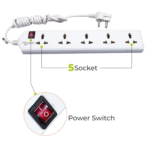 MULTYBYTE 5 Socket 1 Switch