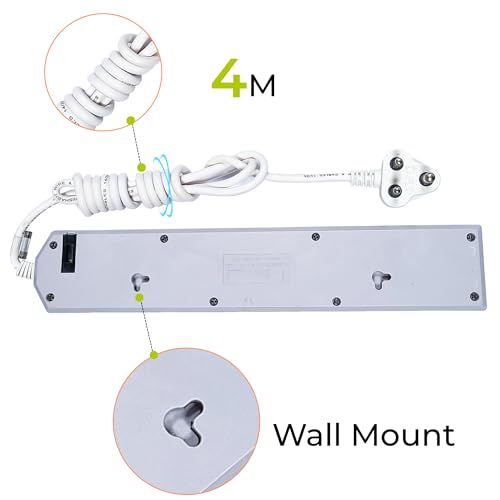 MULTYBYTE 5 Socket 1 Switch