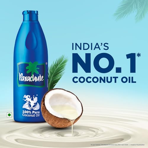 Parachute Coconut Oil 600 ml - Bottle - Image 4