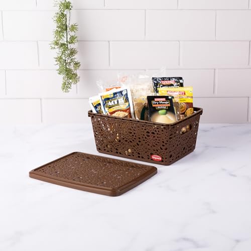 Nayasa Flower Storage Plastic Basket