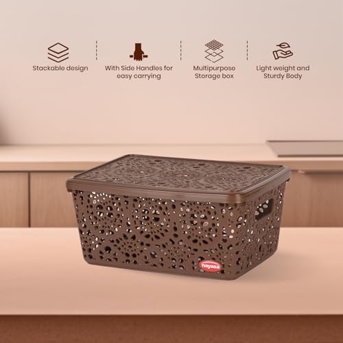 Nayasa Flower Storage Plastic Basket