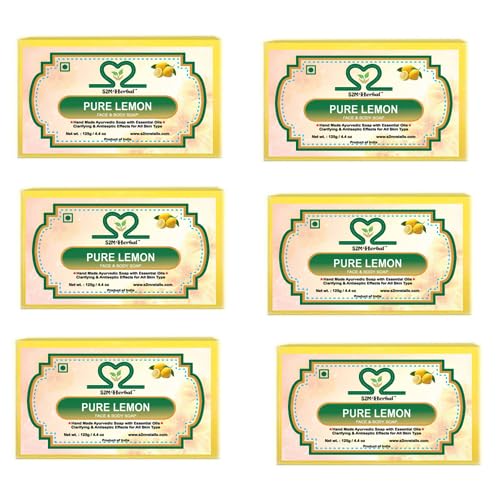 Lemon Soap - Pack Of 6 (6 x 125 g)