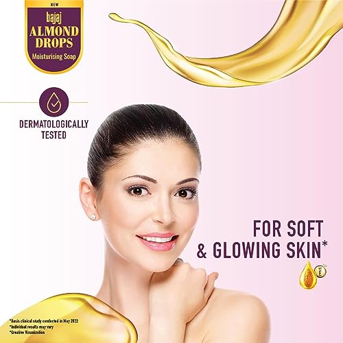 Bajaj Almond Drops Moisturizing Soap 5 X 125g - Image 5