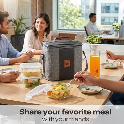 CELLO Glassy Square Lunch Box