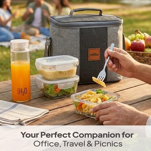 CELLO Glassy Square Lunch Box