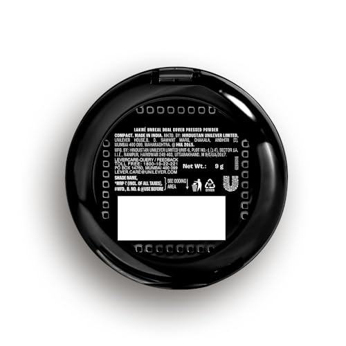 Lakme Unreal Dual Cover Pressed Powder 9gm - Image 3