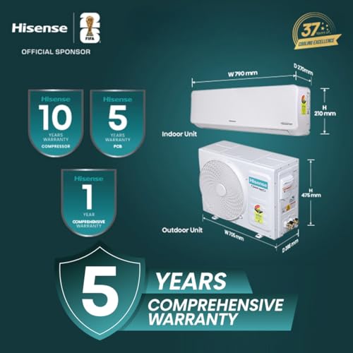 Hisense 1.0 Ton 3 star