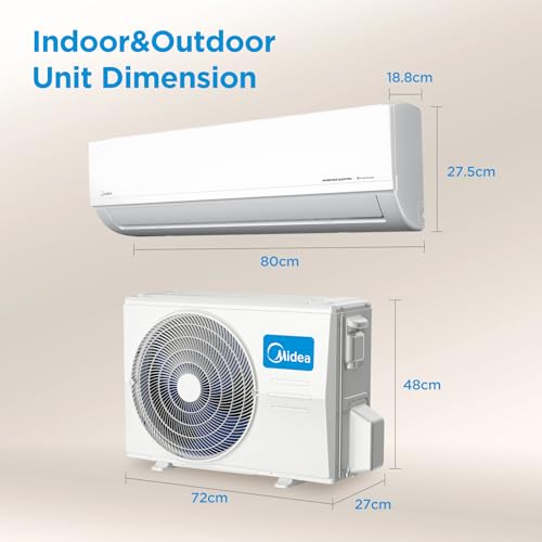 Midea 1Ton 3S,New Star rated