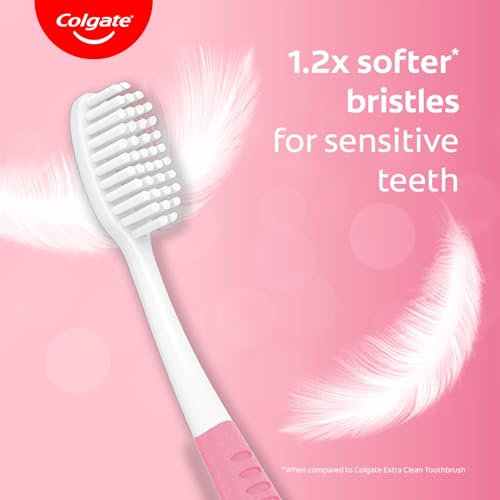 Colgate Gentle Sensitive Care Ultra Soft Bristles Toothbrush - 5Pcs - Image 3
