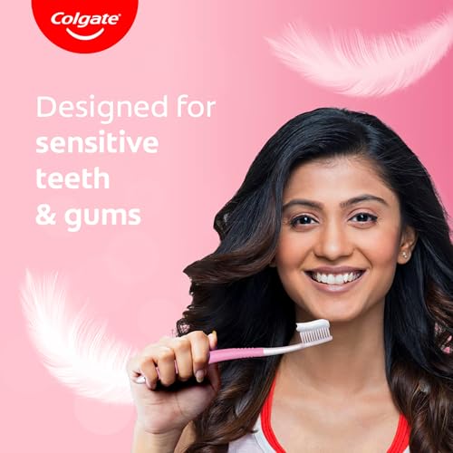 Colgate Gentle Sensitive Care Ultra Soft Bristles Toothbrush - 5Pcs - Image 4