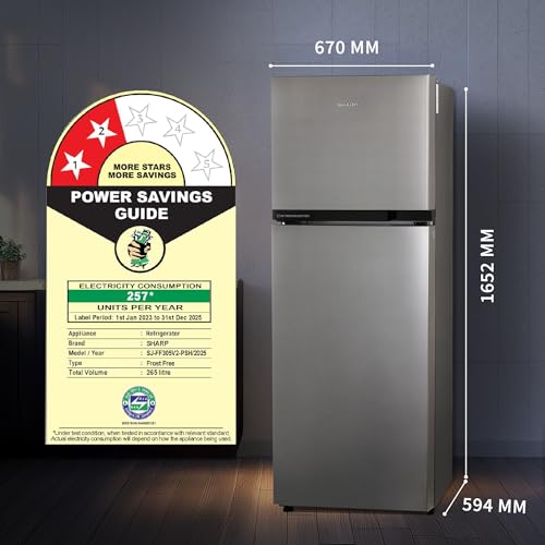 SHARP 265 L Frost Free