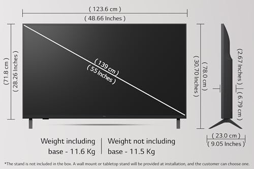 LG 139 cm UA82 AI