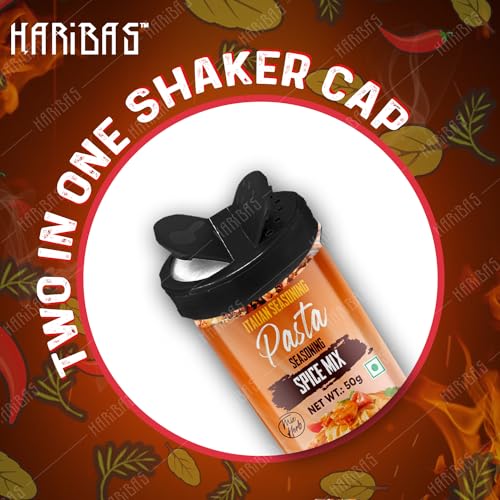 HARIBAS Combo Pasta and Pizza Seasoning Masala 50gm Each - Image 3