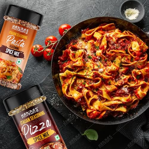 HARIBAS Combo Pasta and Pizza Seasoning Masala 50gm Each - Image 5