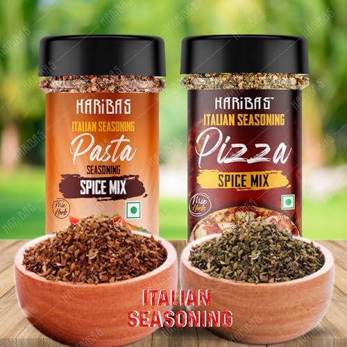 HARIBAS Combo Pasta and Pizza Seasoning Masala 50gm Each - Image 6