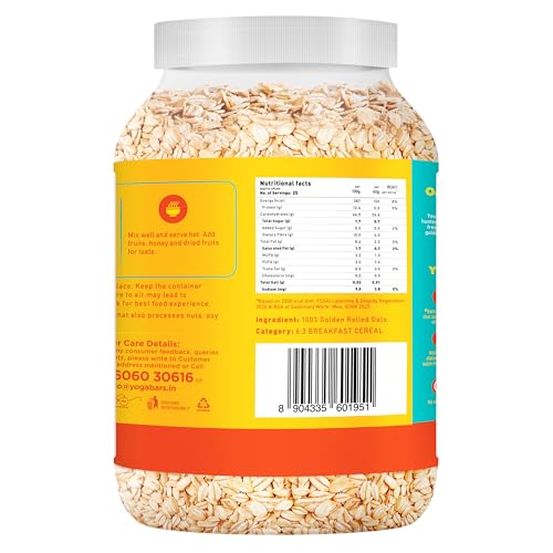 Yogabar 100% Rolled Oats 1