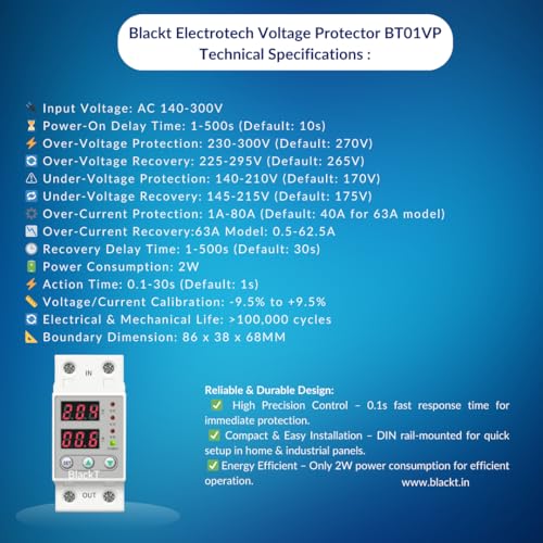 Blackt Electrotech Din Rail 63