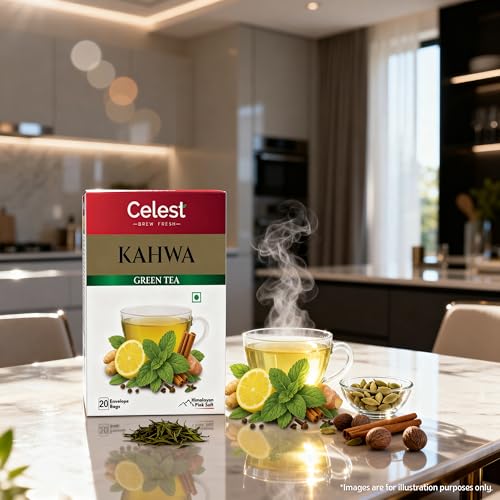 Celest Kahwa Green Tea, 20