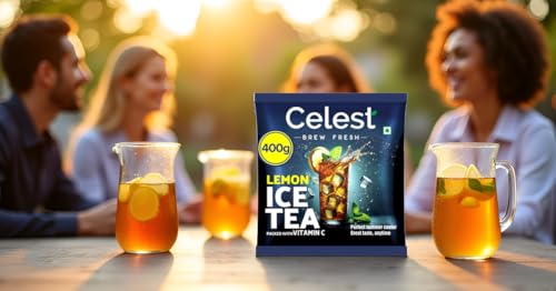 Celest Ice Tea Lemon | Ice Tea Powder | Lemon Tea Powder - 400g - Image 4