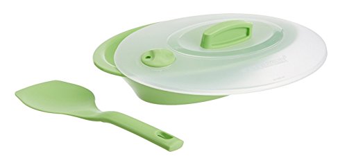 Signoraware Plastic Round Dinner Set (Parrot Green) - 23 Pieces - Image 4
