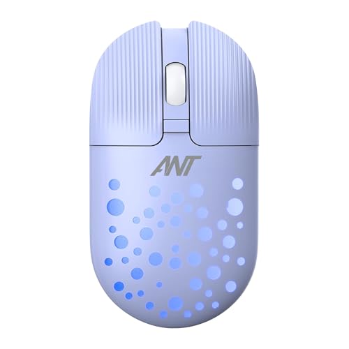 Ant Value FKAPU05 1600 DPI Wireless Mouse - Light Purple