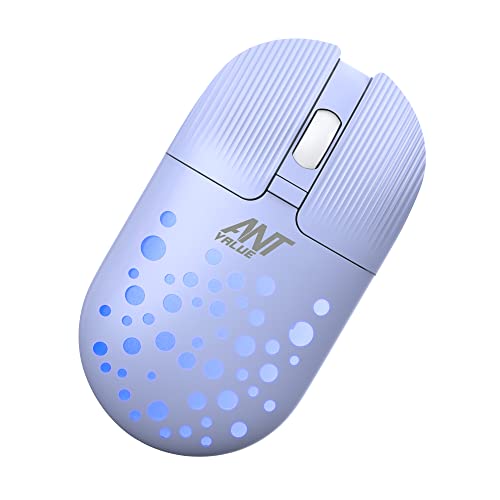Ant Value FKAPU05 1600 DPI Wireless Mouse - Light Purple - Image 2