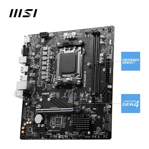 MSI PRO B650M-B Motherboard, Micro-ATX