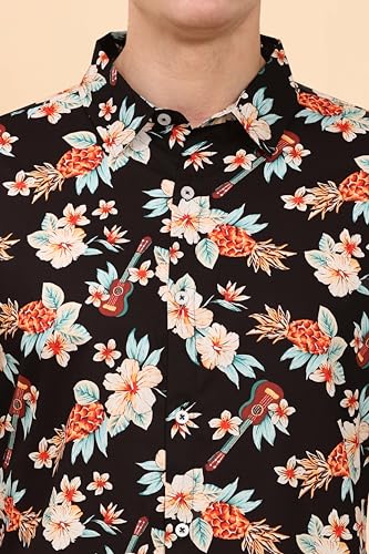 Mens Printed Casual Shirts and Shorts Set Button Down Co-ord Set - Image 3