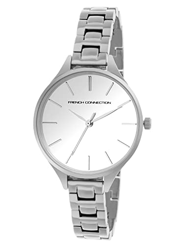 French Connection Women's Ella Analog Watch Silver Strap-FCS003A