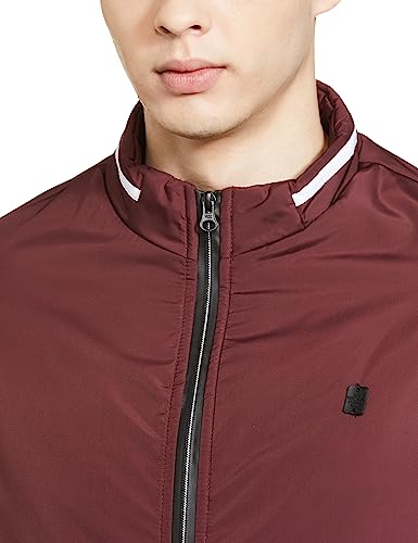 The Indian Garage Co Men Slim Fit Solid Bomber Jackets - Image 4