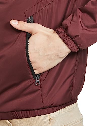 The Indian Garage Co Men Slim Fit Solid Bomber Jackets - Image 5